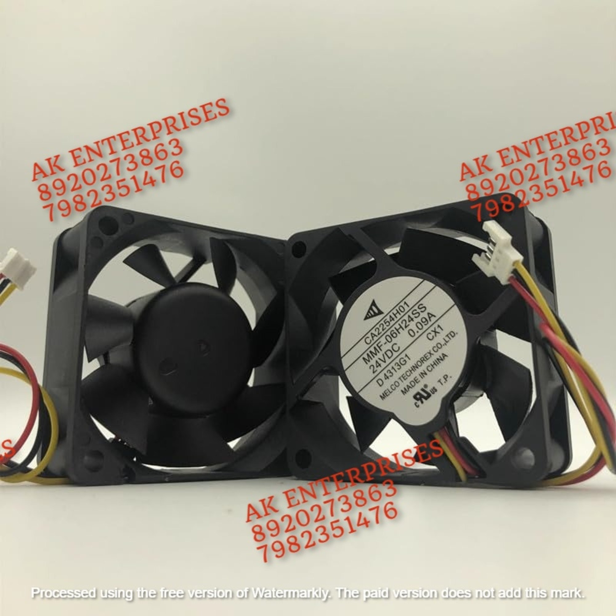 MMF-06H24SS Axial Fan 24V-0.09 DC Brushless Air Cooling Fan 3500 RPM 60 * 60 * 25mm 3Wire