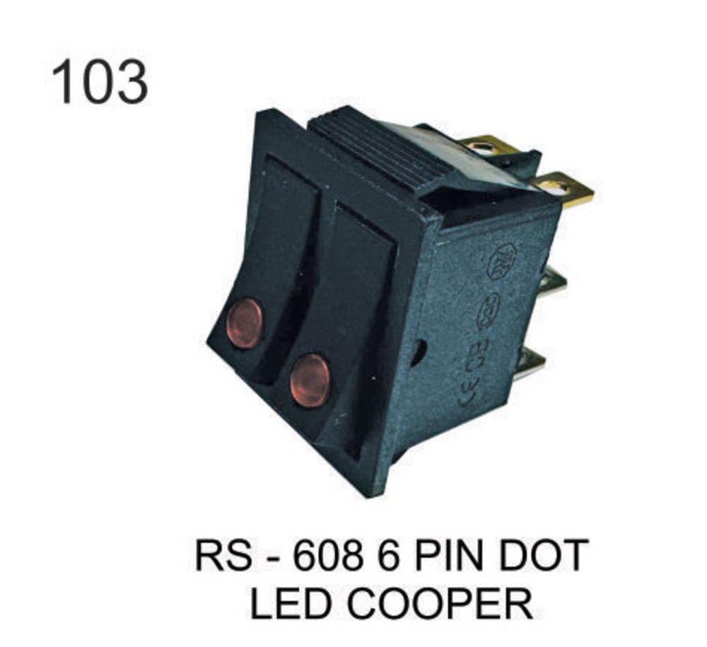 RS 608 6PIN DOT LED COPPER