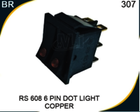 Rs 608 6pin Dot Led Copper - Color: Black
