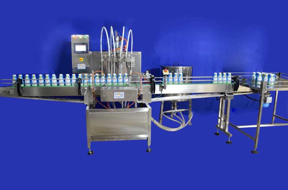 Automatic Four Head Liquid  Filling  Machine