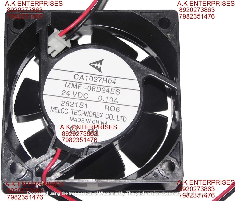 MMF-06D24ES Axial Fan 24V-0.10A DC Brushless Air Cooling Fan 5000 RPM 60 * 60 * 25mm 3Wire