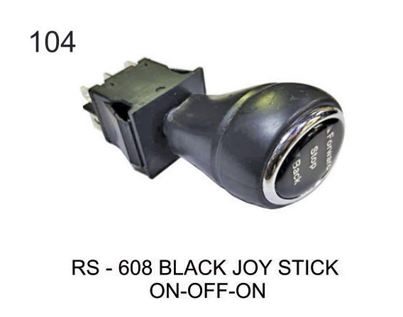 RS -608 BLACK JOY STICK ON-OFF-ON