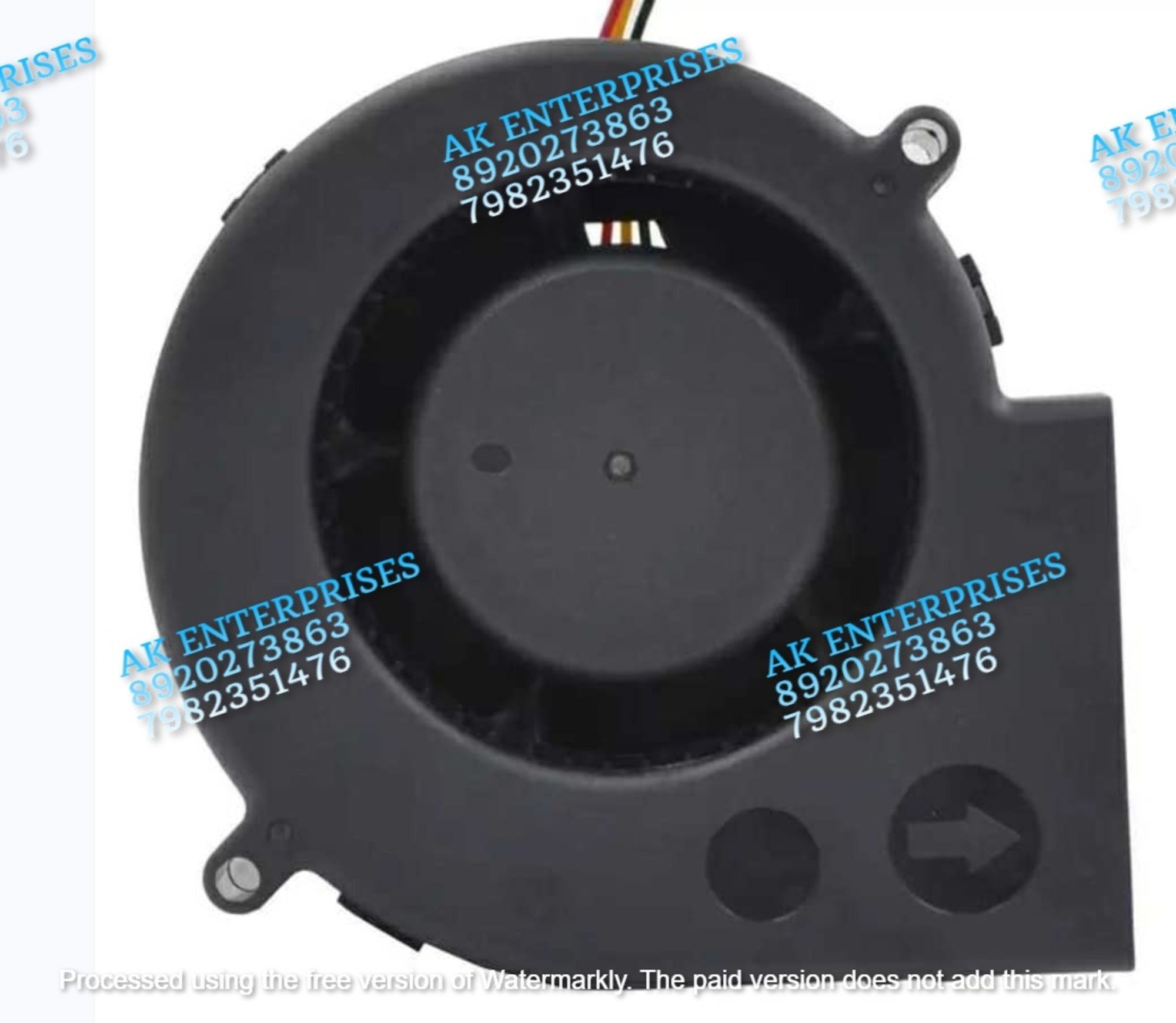 Snow Fan Yy9733h12b Dc Blower 12v-0.80a Dc Brushless Air Cooling Blower 4300 Rpm 97 * 97 * 33mm 3wire - Color: Black