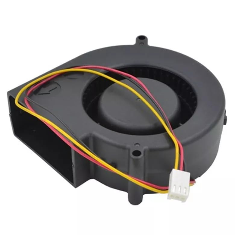 Snow Fan Yy9733h12b Dc Blower 12v-0.80a Dc Brushless Air Cooling Blower 4300 Rpm 97 * 97 * 33mm 3wire - Color: Black