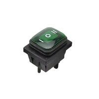 RS 608 GREEN LIGHT 6 PIN ON-OFF-ON WATERPROOF