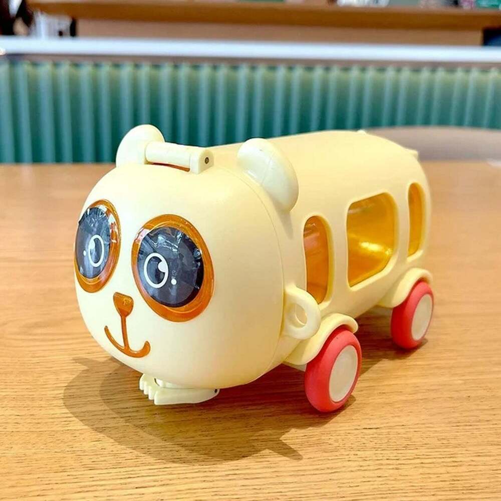 Bus Shape Water Bottle for Kids with Straps