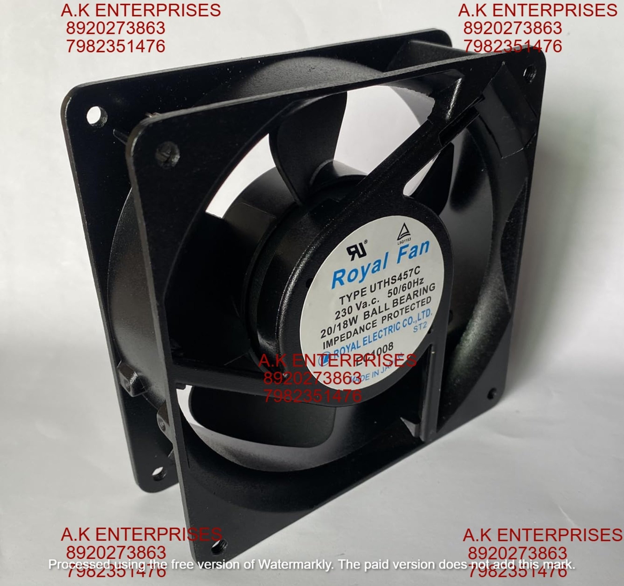 UTHS457C Fan UTHS457C 230Vac 20/18W 12038 12CM Cooling Fan