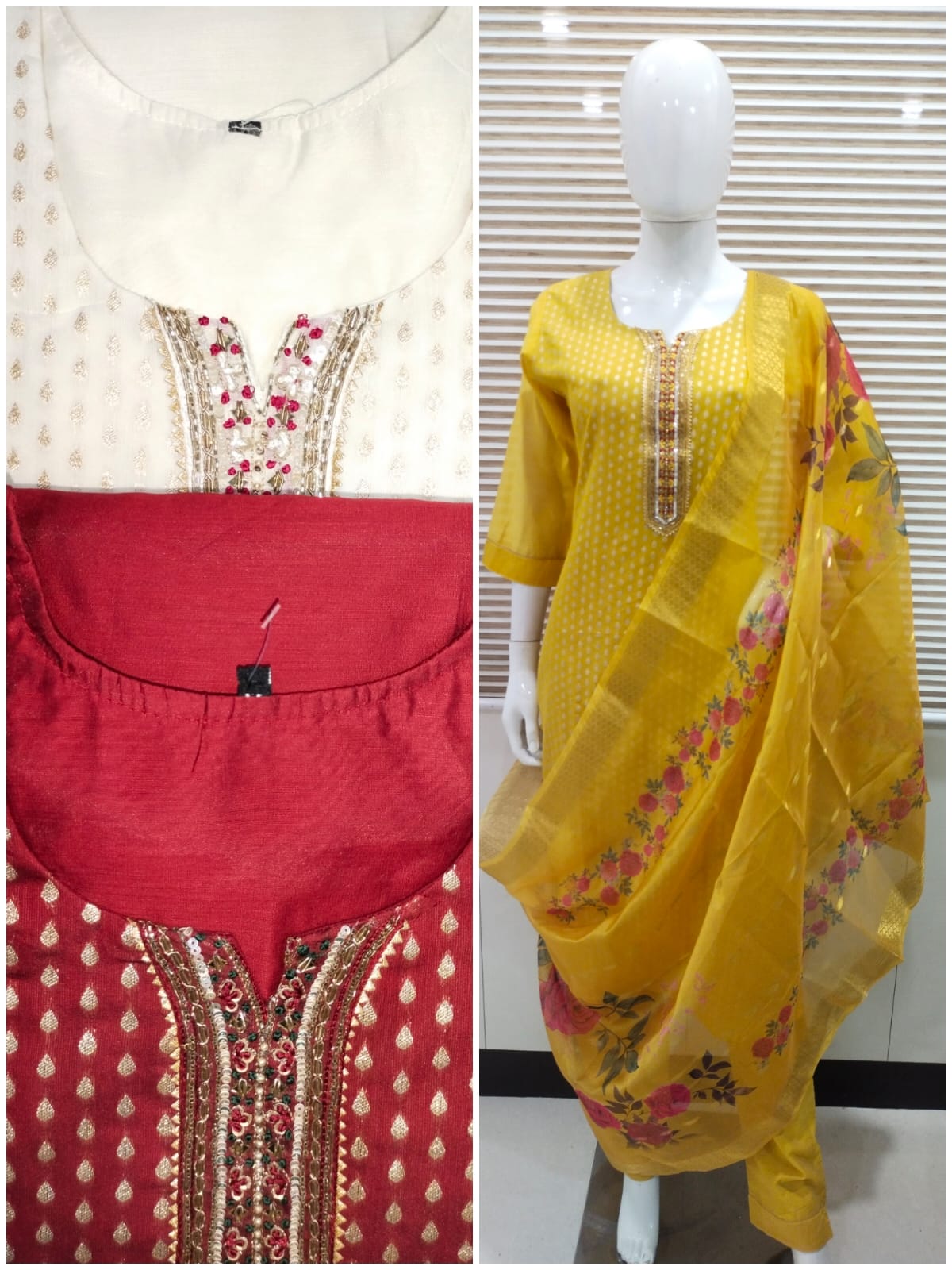 कुर्ती पैंट सेट - बालाजी क्रिएशन