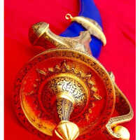 Gold Plated Royal Sword - Metal Type: Metal