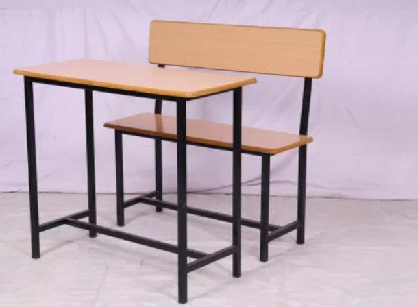 Wooden School Desk - Binding: Yes