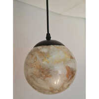 Glass Globe Ceiling Pendant Hanging Light - Glass Material, Decorative Design | Electric Lighting Source, Elegant Hanging Fixture