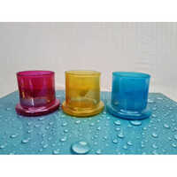 Multicolor Glass Bell Jars - Handmade Glass, Polished Finish | Plain Style For Elegant Display And Decorative Use