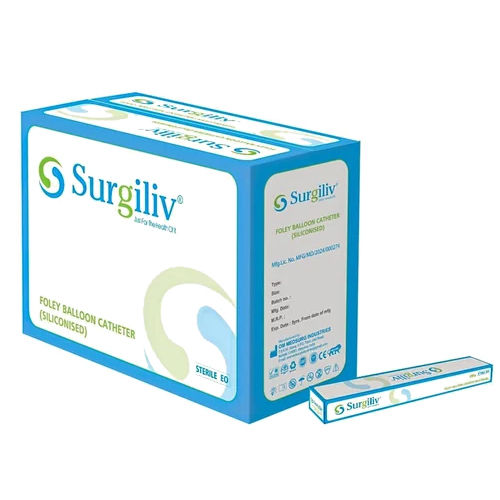 Surgiliv Foleys Balloon Catheter - Color: Transparent