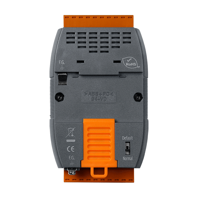 Hrt-711 - Industrial Plastic Gateway, 72x35x121mm, Gray | Modbus Tcp/udp To Hart Protocol Converter, Dual Master Support, Led Indicators, Din-rail Mountable