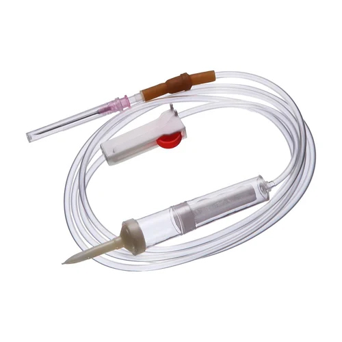Blood Transfusion Set - New Plastic Material, Transparent Color | Designed for Hospital & Clinic Use