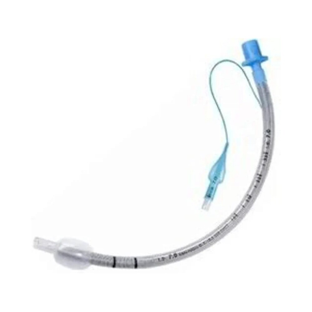 Cuffed Endotracheal Tube - Plastic,  Transparent | Manual Use in Hospital & Clinic, New Condition