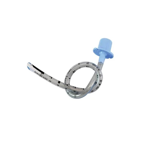 Reinforced Endotracheal Tube - Color: Blue