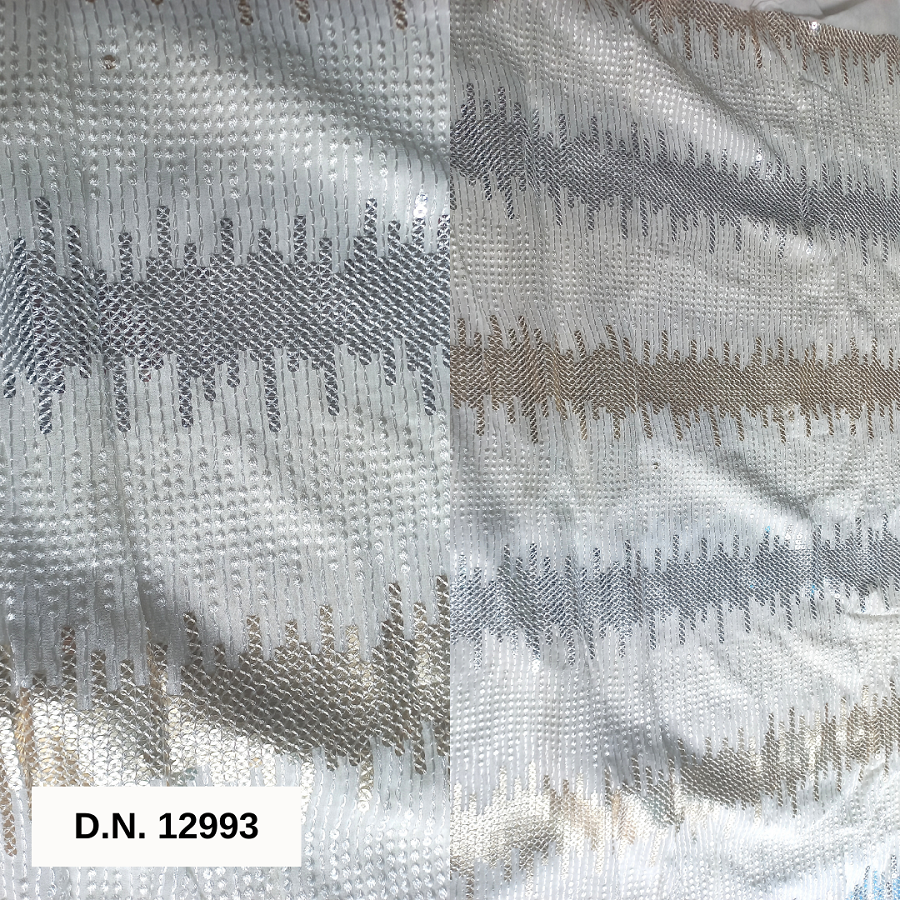 Premium Sequins Embroidered Georgette Fabric For Luxury Apparel
