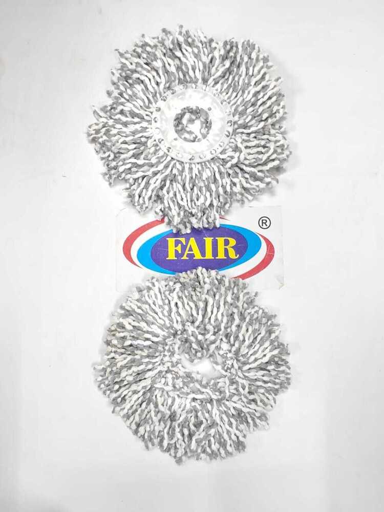 Heavy Double Colour Mop Refill - 110 Grams Durable Polyester Microfiber Non-abrasive Lint-free Eco-friendly Cleaning Technology