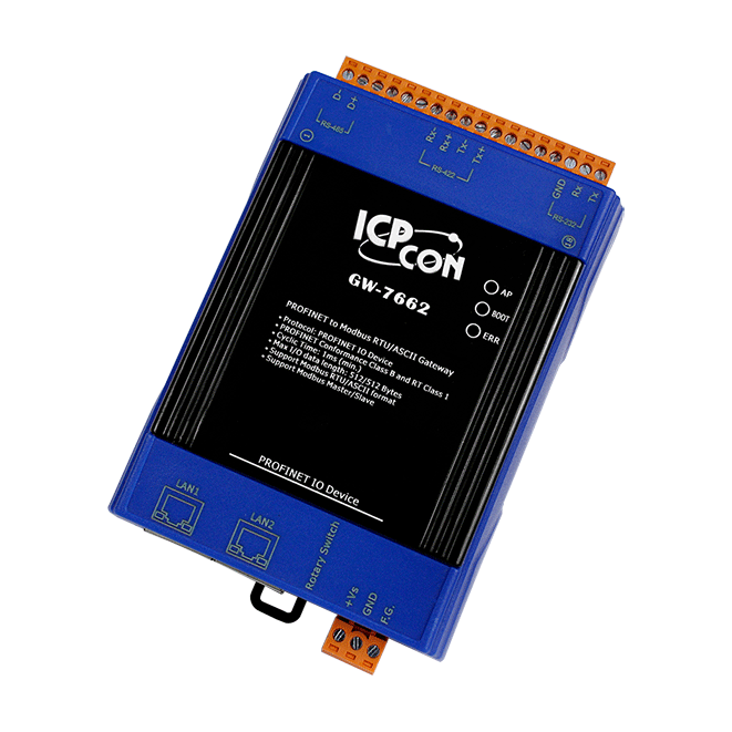 Blue Profinet To Modbus Gateway