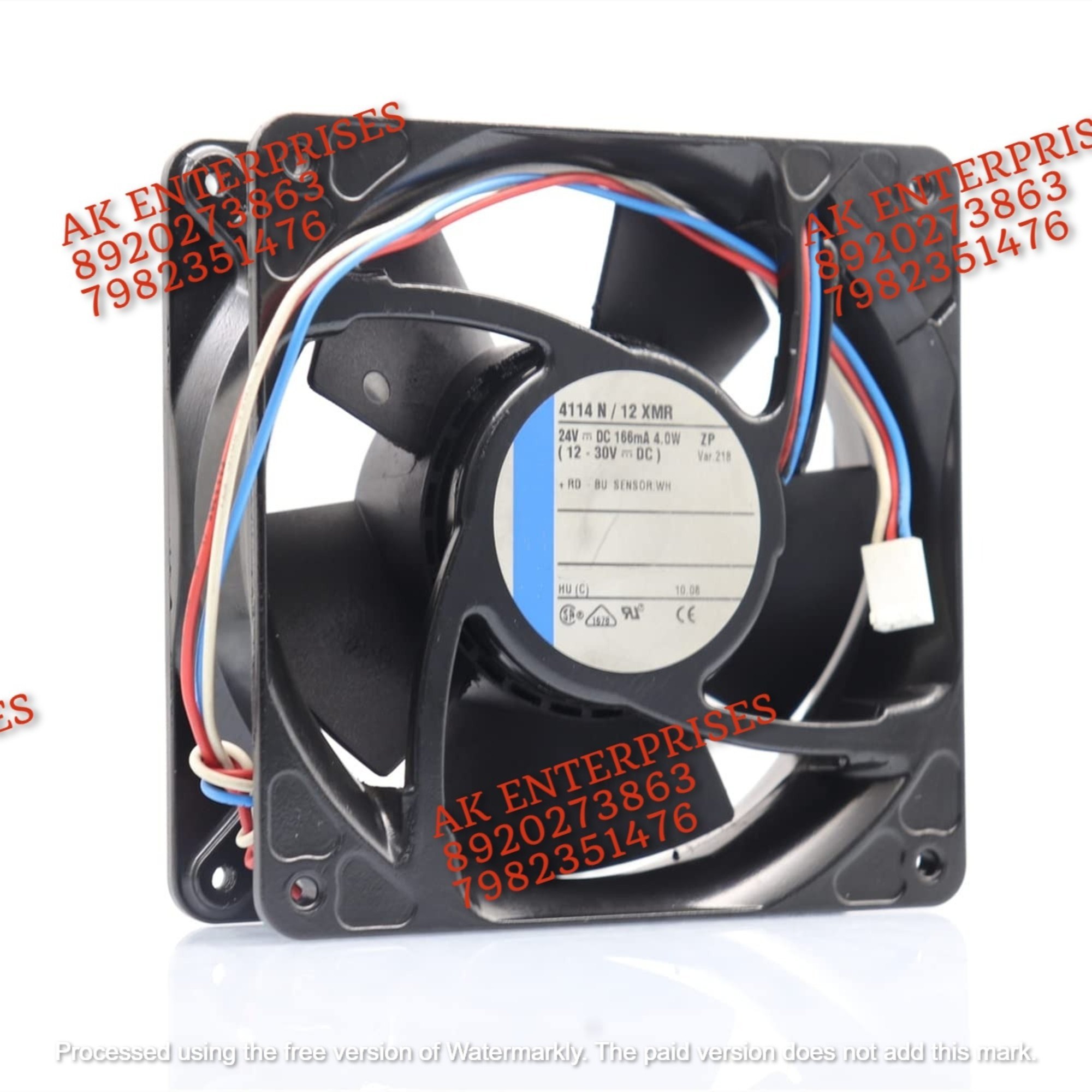 ebmpapst 414N/12XMR Axial Fan 24V-133mA 4.0W DC Brushless Air Cooling Fan 120 * 120 * 38mm 3-Wire