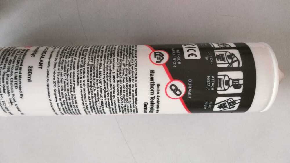 Silicone Sealant - New, 1 Kg | Superior Bonding For Glass, Ceramics, Metals, Plastic, Concrete & Bricks, Ideal For Joint And Tile Sealing