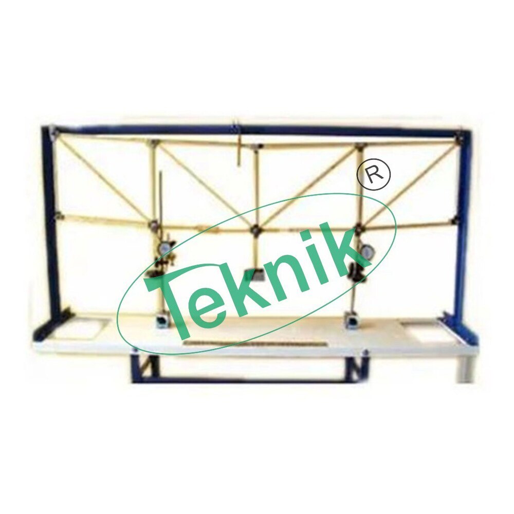 Pinned Joint Model - Mild Steel, Manual Operation, Polished Finish, Portable Design, Wooden Box Packaging | Laboratory Application