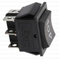 RS 608 BLACK 6 PIN 2 WAY SPRING THROW