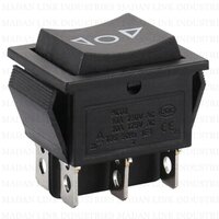 RS 608 BLACK 6 PIN 2 WAY SPRING THROW