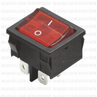 UPS SWITCH RED LIGHT 6 PIN ON-OFF