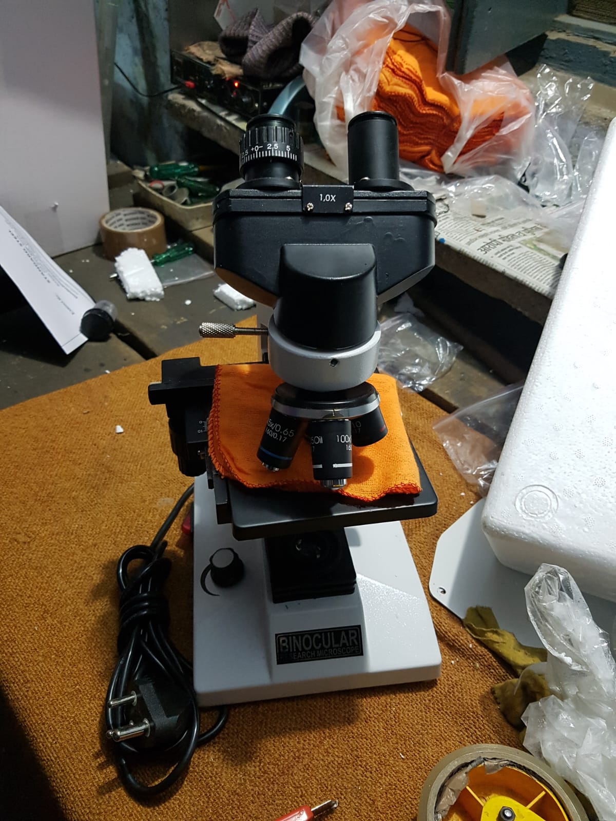 Binocular Research Microscope