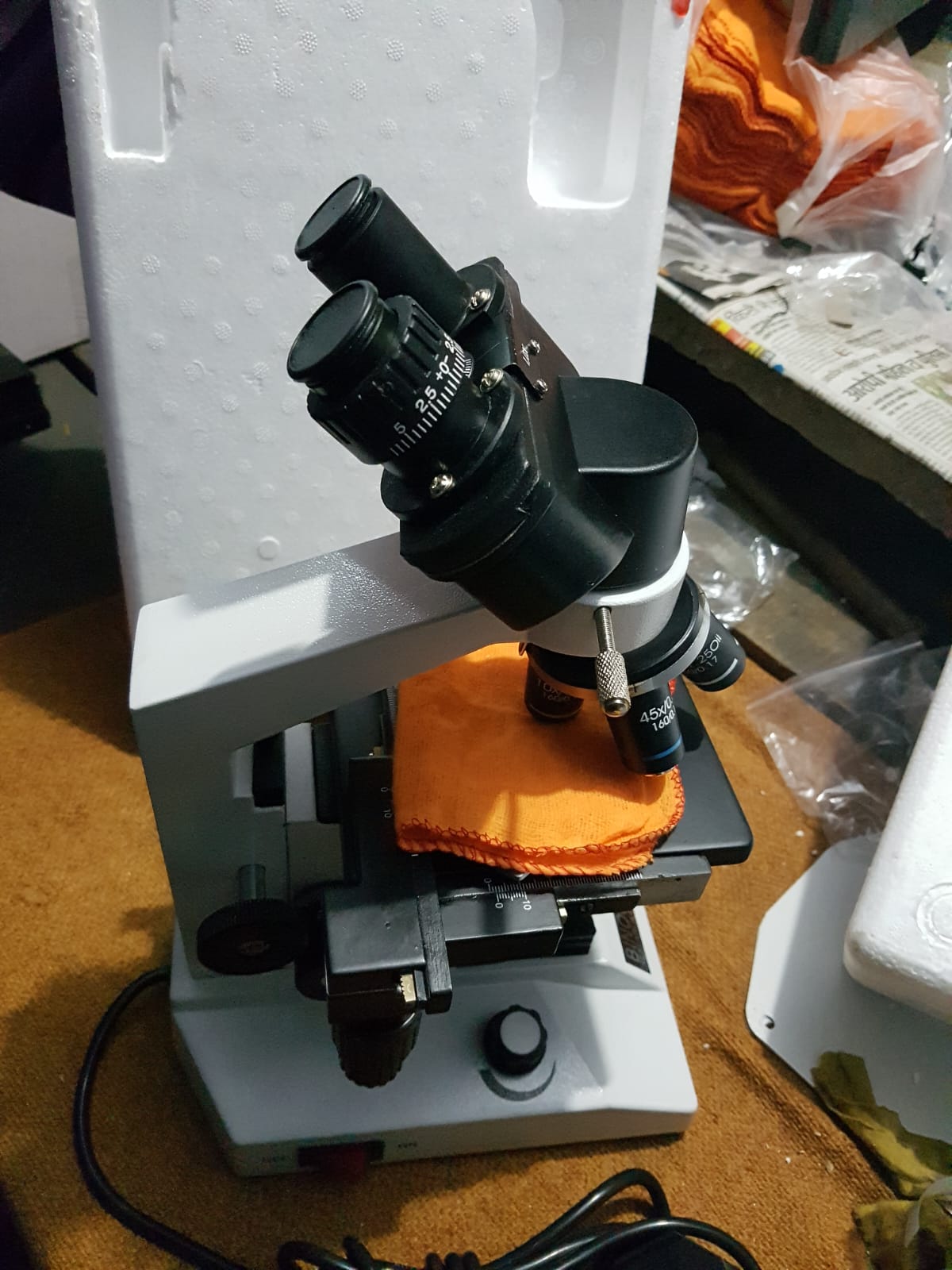 Binocular Research Microscope - Advanced Optical Components | High-resolution Imaging, Ergonomic Design, Adjustable Magnification, Durable Build
