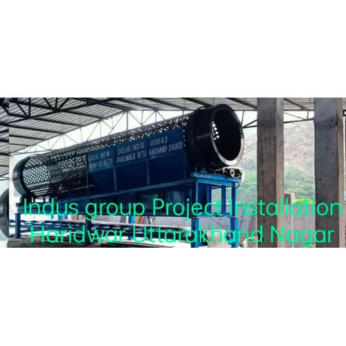 Solid Waste Equipment - Stainless Steel, Industrial Level, Blue Color | Automatic Electronic Operation, Non-Portable Design