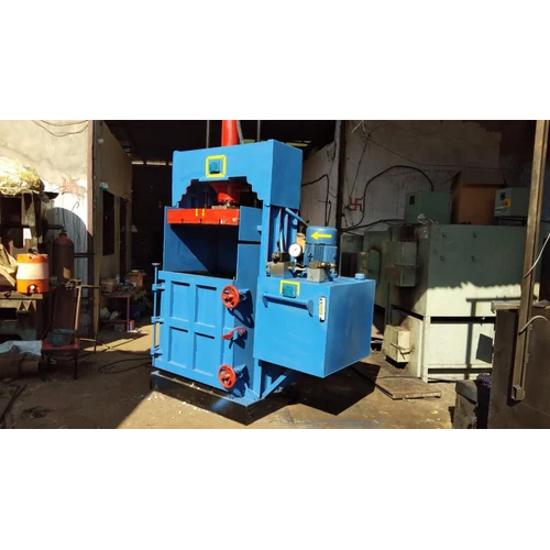 Hydraulic Baler Machine - Color: Blue