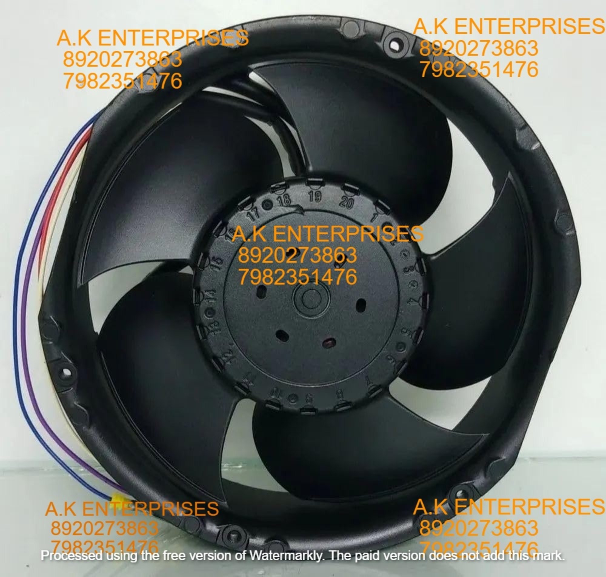 ebmpapst 6318/2TDHHP Axial Fan 48V-2.65A 127W DC Brushless Air Cooling Metal Fan 7000 RPM 172 * 50mm 4-Wire