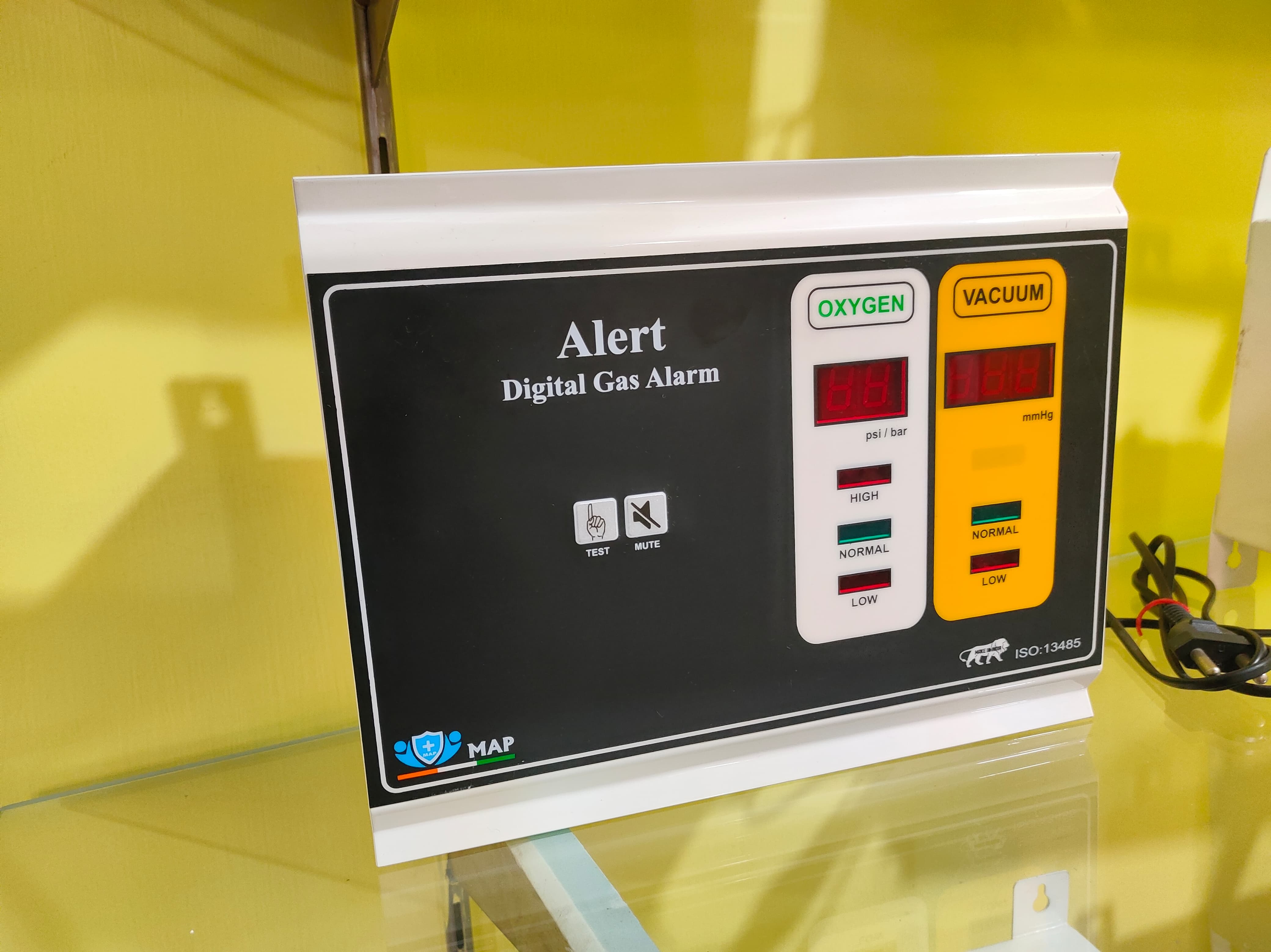 Digital Gas O2-vac Alarm System - Dimension (L*w*h): 300x200 Millimeter (Mm)