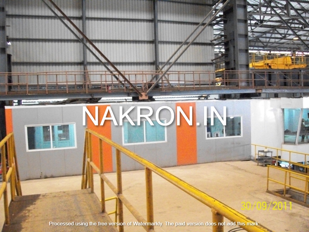 Prefab Control Pulpit - Door Material: Sandwich Board