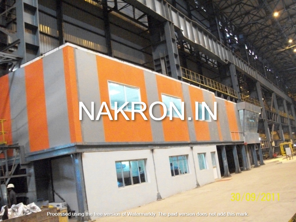 Prefab Control Pulpit - Door Material: Sandwich Board