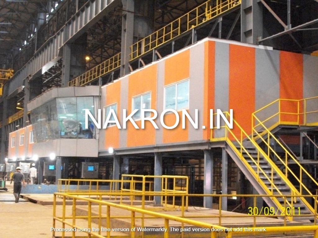 Prefab Control Pulpit - Door Material: Sandwich Board