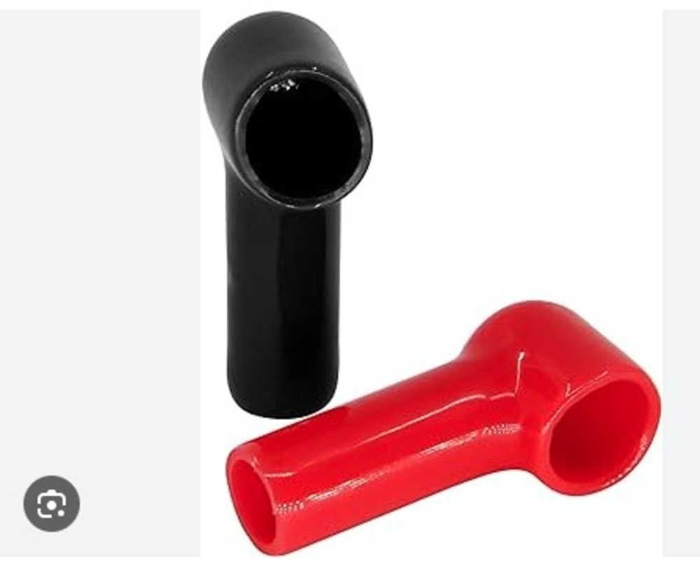 Pvc Battery Terminal Covers - Soft & Glossy Pvc, 2mm Thickness, Red & Black Color | Oil Proof, Waterproof, Weather Proof, Smooth Surface