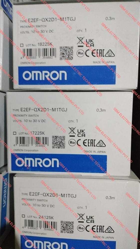OMRON PROXIMITY SENSOR  10 TO 30VDC,E2EF-QX2D1-M1TGJ 0.3M
