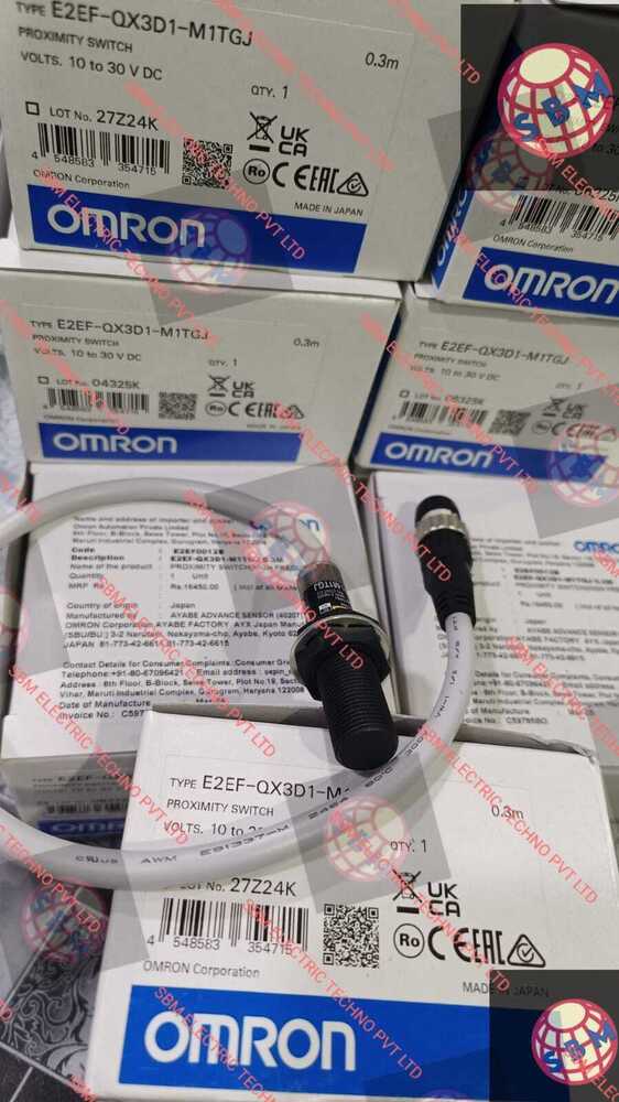 OMRON PROXIMITY SENSOR,E2EF-QX3D1-M1TGJ