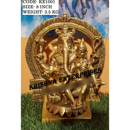 BRASS UCHCHISHTHA GANESH