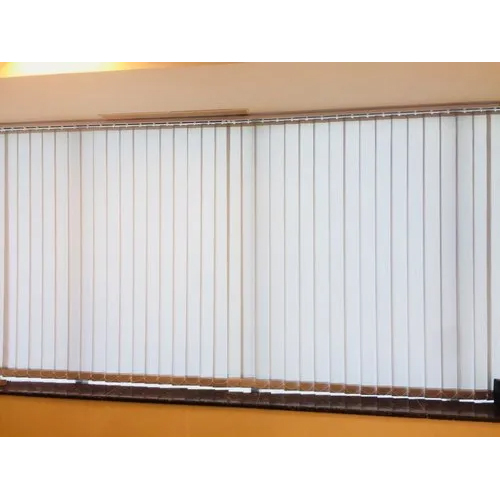 Hanas Pvc Vertical Blind - Color: White