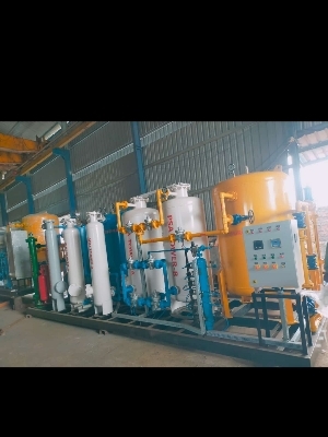 Nitrogen Gas Plant For Edible Oil Refinery - Color: White