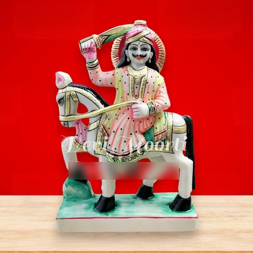 Marble Golu devta Statue 