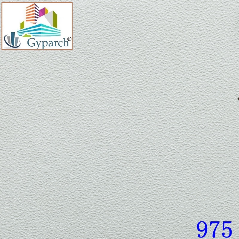 Gypsum Tile - High-quality Gypsum Material, Standard Size, Matte Finish | Non-slip Surface, Elegant Plain Design For Ceilings