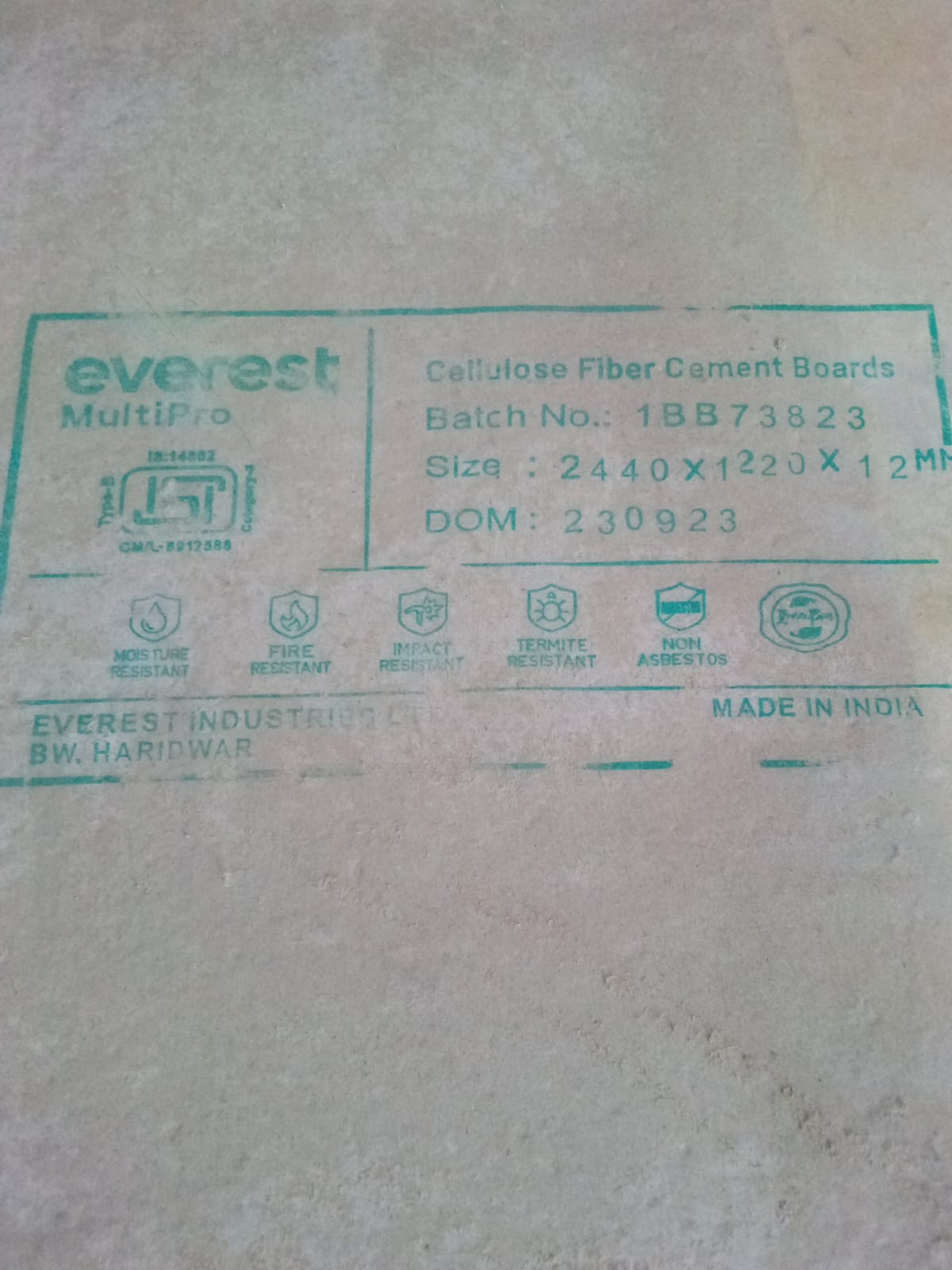 Everest Cement Board