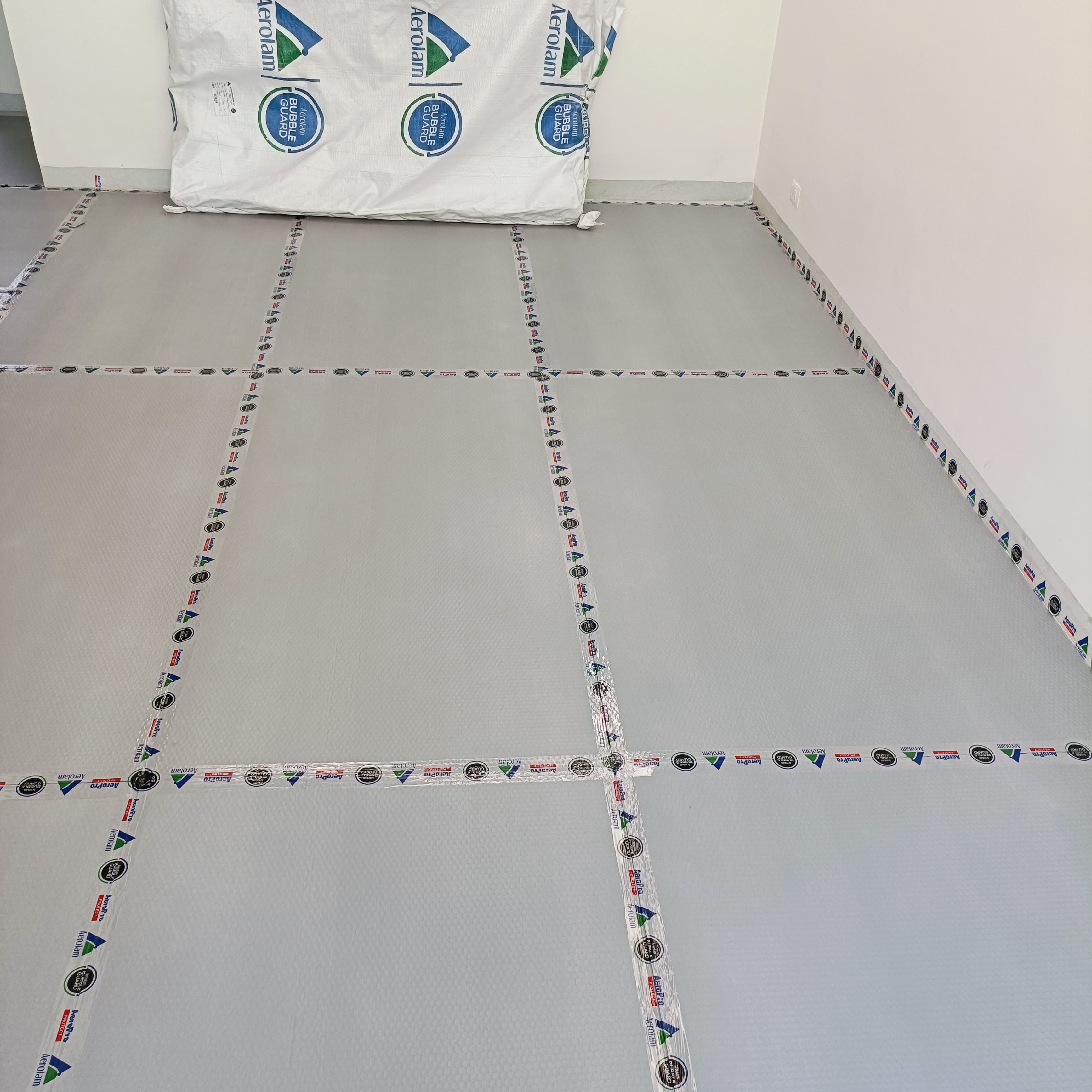 Floor Protection Sheet - Color: Grey