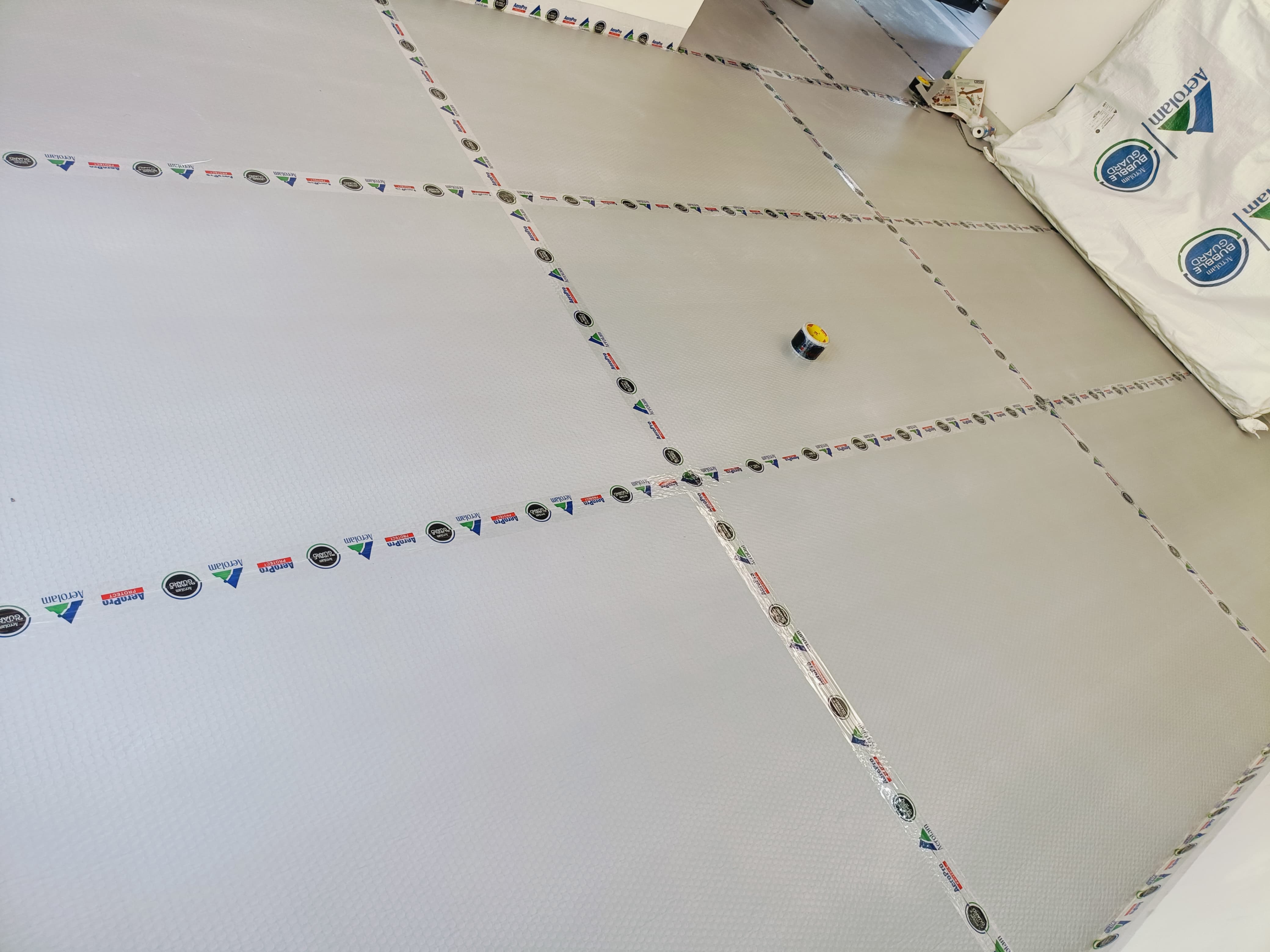 Floor Protection Sheet - Color: Grey